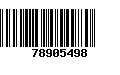 Código de Barras 78905498