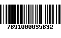 Código de Barras 7891000035832