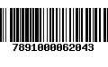 Código de Barras 7891000062043