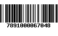 Código de Barras 7891000067048