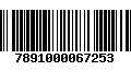 Código de Barras 7891000067253