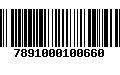 Código de Barras 7891000100660