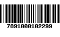 Código de Barras 7891000102299