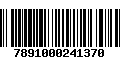 Código de Barras 7891000241370