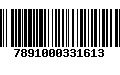 Código de Barras 7891000331613