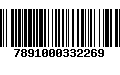 Código de Barras 7891000332269