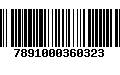 Código de Barras 7891000360323