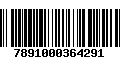 Código de Barras 7891000364291