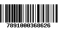 Código de Barras 7891000368626