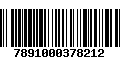 Código de Barras 7891000378212