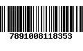 Código de Barras 7891008118353