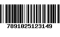 Código de Barras 7891025123149