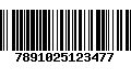 Código de Barras 7891025123477