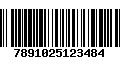 Código de Barras 7891025123484