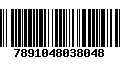 Código de Barras 7891048038048