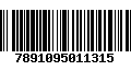 Código de Barras 7891095011315