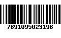 Código de Barras 7891095023196