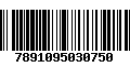 Código de Barras 7891095030750