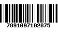 Código de Barras 7891097102875