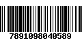 Código de Barras 7891098040589