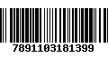 Código de Barras 7891103181399