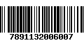 Código de Barras 7891132006007