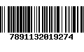 Código de Barras 7891132019274