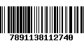 Código de Barras 7891138112740