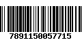 Código de Barras 7891150057715