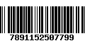 Código de Barras 7891152507799