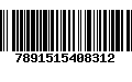 Código de Barras 7891515408312