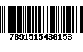 Código de Barras 7891515430153