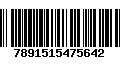 Código de Barras 7891515475642