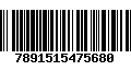 Código de Barras 7891515475680