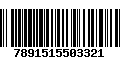 Código de Barras 7891515503321