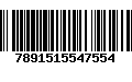 Código de Barras 7891515547554