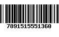 Código de Barras 7891515551360