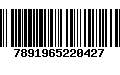 Código de Barras 7891965220427