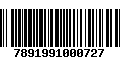 Código de Barras 7891991000727