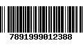 Código de Barras 7891999012388