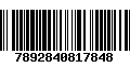 Código de Barras 7892840817848