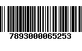 Código de Barras 7893000065253