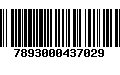 Código de Barras 7893000437029