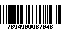 Código de Barras 7894900087048