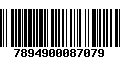 Código de Barras 7894900087079