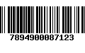 Código de Barras 7894900087123