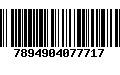 Código de Barras 7894904077717