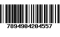 Código de Barras 7894904204557