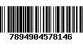 Código de Barras 7894904578146