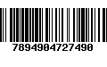 Código de Barras 7894904727490